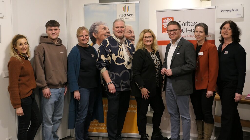 Gruppenbild der Projektgruppe "Radeln ohne Alter Verl"