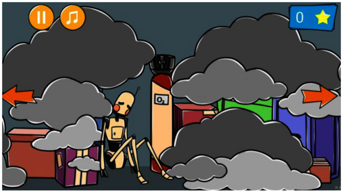 Ein Screenshot des digitalen Escapespiels