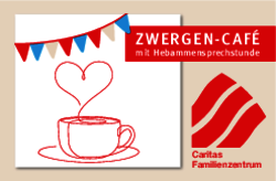 Vorderseite der Visitenkarte zum "Zwergencafe"