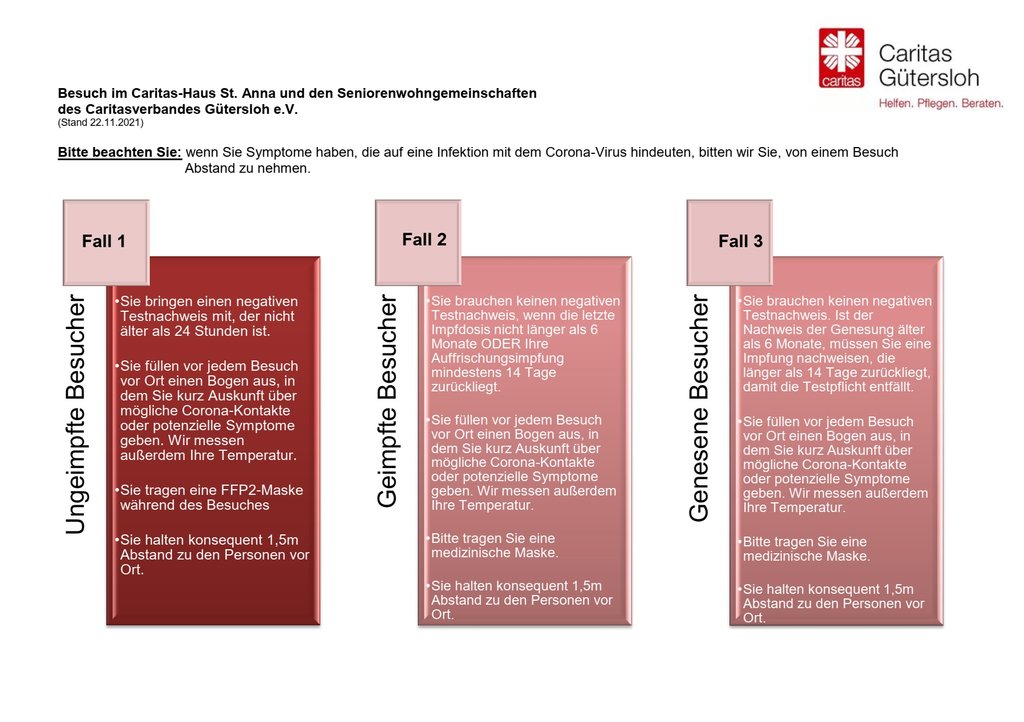 corona informationen caritasverband fur den kreis gutersloh